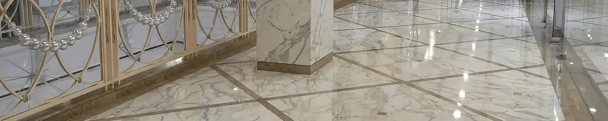 Beautiful marble floor professionally installed in Fort Lauderdale, FL